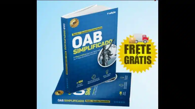 Livro OAB Simplificado Funciona? Livro OAB Simplificado Vale a Pena?
